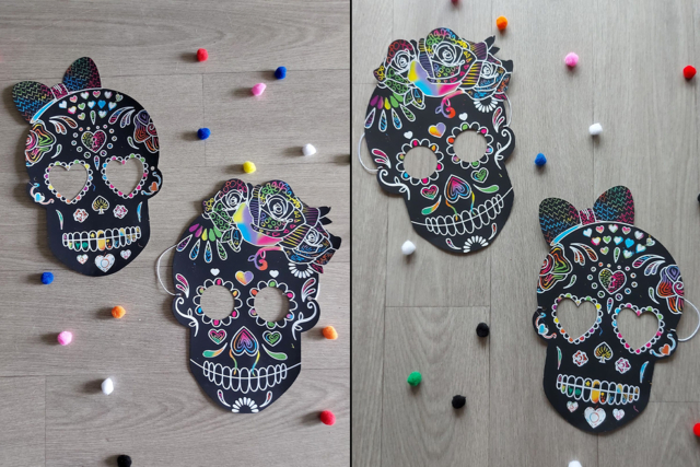 Masque calaveras instagram5 - Masques créatifs enfants - 10doigts.fr