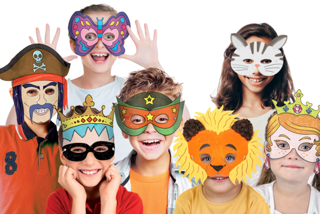 Masque enfants - Masques créatifs enfants - 10doigts.fr