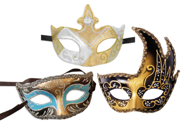 masque formes loup - Masques de Carnaval - 10doigts.fr
