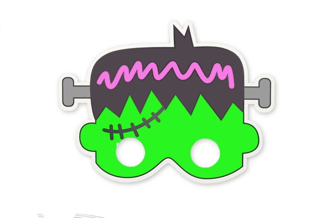 MASQUE MONSTRE - Masques créatifs enfants - 10doigts.fr