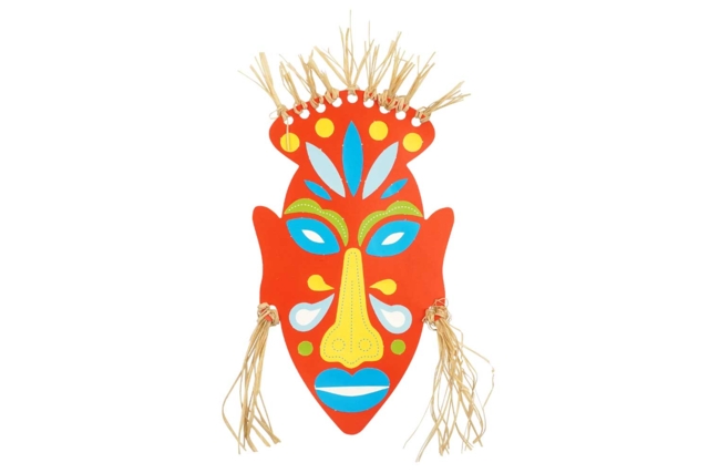 masque orange - Masques créatifs enfants - 10doigts.fr