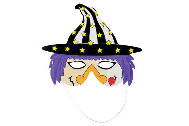 masque sorcière - Masques créatifs enfants - 10doigts.fr
