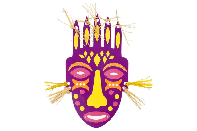 masque violet - Masques créatifs enfants - 10doigts.fr