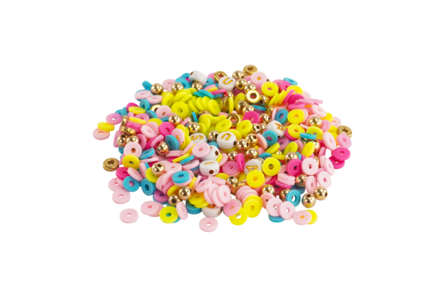 materiel Kit 5 bracelets "Bisou" - Kits Bijoux - 10doigts.fr