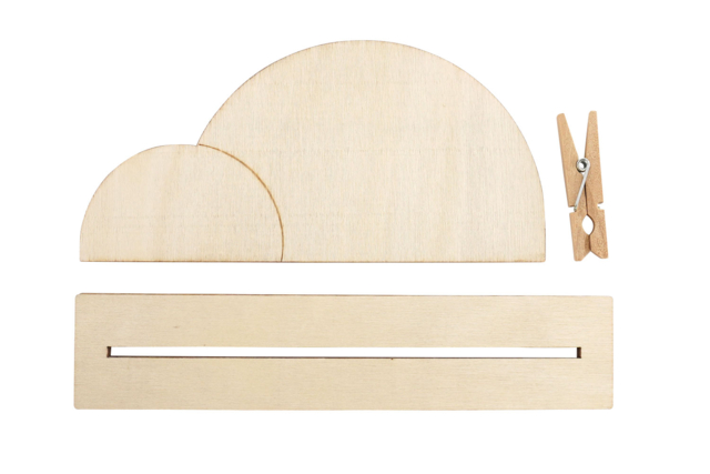 materiel Porte photo coccinelle en bois - Cadres photo en bois à décorer - 10doigts.fr