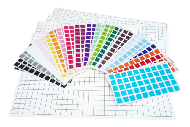 maxi lot gommettes pixel art - Kits créatifs avec gommettes : le plein d’idées pour les petits artistes - 10doigts.fr