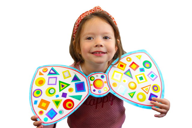 maxi noeud de clown - Kits créatifs Carnaval - Activités manuelles et de bricolage pour Carnaval - 10doigts.fr