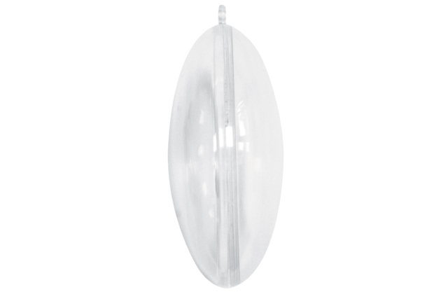 médaillon plat - Plastique Transparent - 10doigts.fr