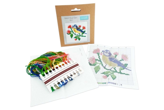mini kit broderie oiseau - Kits Mercerie - 10doigts.fr