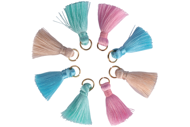 mini pompons pastel - Thème pastel - 10doigts.fr