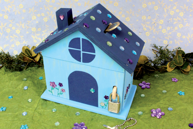 money house - Objets en bois à décorer pour la maison - 10doigts.fr