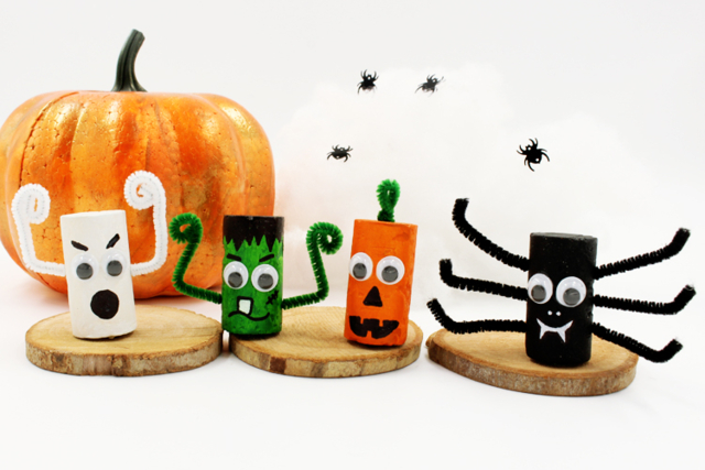 Monstres d'Halloween en bouchons - Marqueurs POSCA : la référence mondiale de la peinture nomade - 10doigts.fr