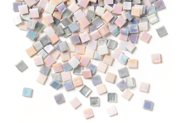 mosaïques irisées en verre - Mosaïques en verre - 10doigts.fr
