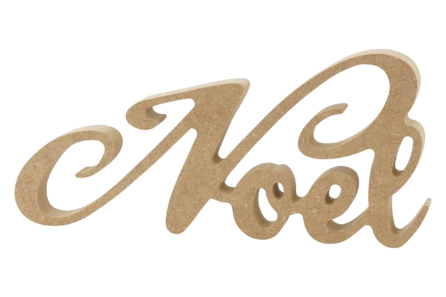 mot noel à poser en bois - Décorations de Noël en bois à décorer - 10doigts.fr