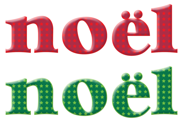 mot noel en bois - Déco en bois peint - 10doigts.fr