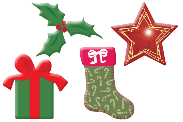 motifs de noel bois - Déco en bois peint - 10doigts.fr
