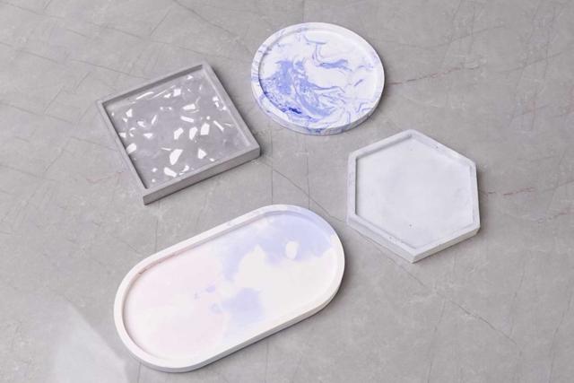 moule dessous de verre en silicone - Moules pour plâtre, savon, béton ... - 10doigts.fr