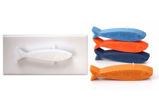 Moule thermoformé sardine bougie - Moules et pots pour bougies - 10doigts.fr