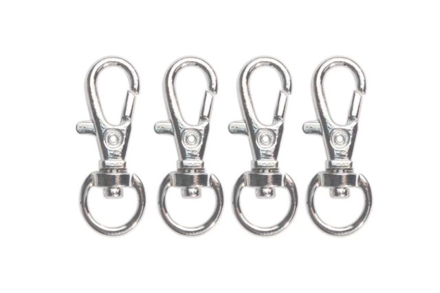 mousqueton argenté porte cléfs - Porte-clés - 10doigts.fr