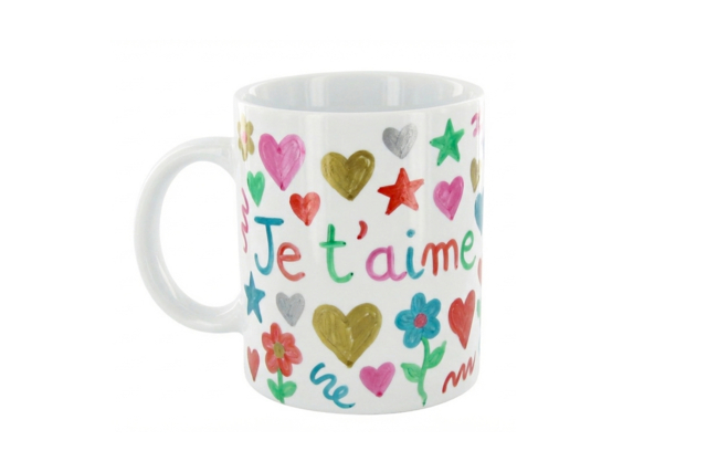 mug à décorer cadeau - Supports en céramique à décorer - 10doigts.fr