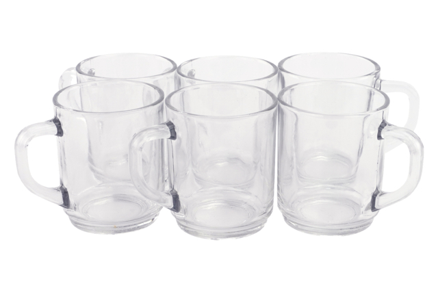 Mug en verre avec anse - Supports en Verre - 10doigts.fr