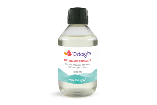 Nettoyant pinceau 100 ml - Nettoyants peinture - 10doigts.fr