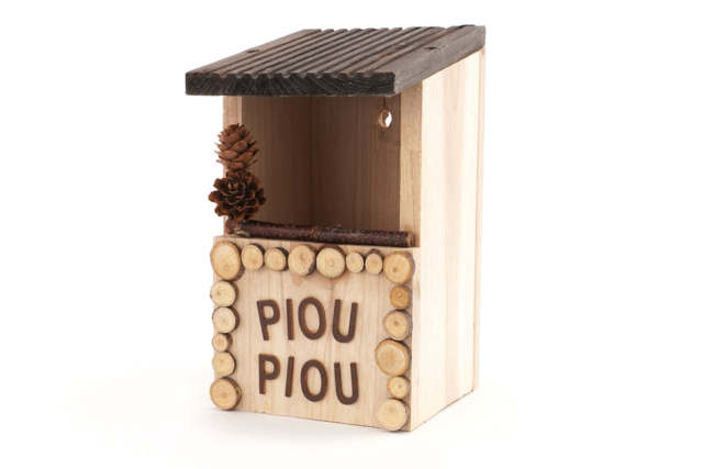 nichoir oiseaux en bois jardin - Nichoirs, mangeoires et refuges en bois à décorer - 10doigts.fr