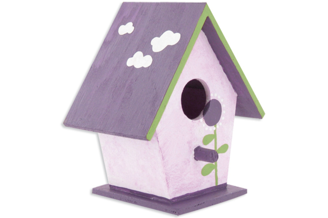 nichoir petite taille - Nichoirs, mangeoires et refuges en bois à décorer - 10doigts.fr