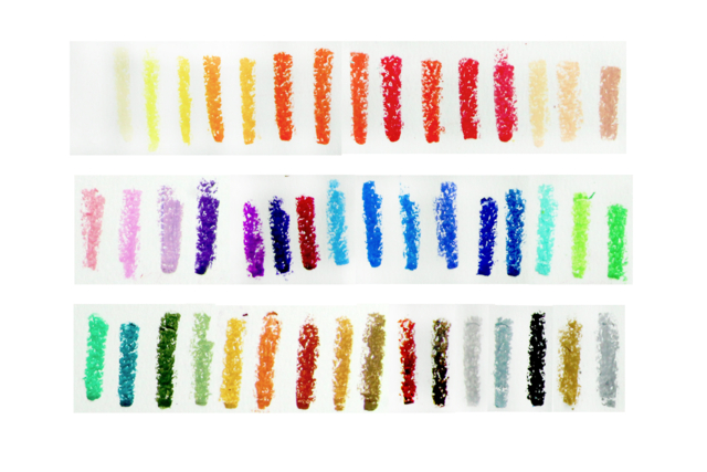 nuancier pastel - Pastels et fusains : l'art de la couleur et du contraste - 10doigts.fr