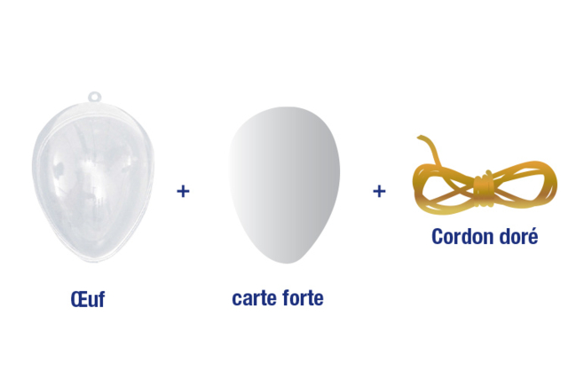 Oeuf en plastique transparent - Plastique Transparent - 10doigts.fr