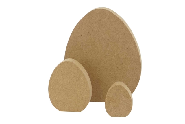 oeufs de pâques en bois à décorer - Oeufs de Pâques créatif - 10doigts.fr