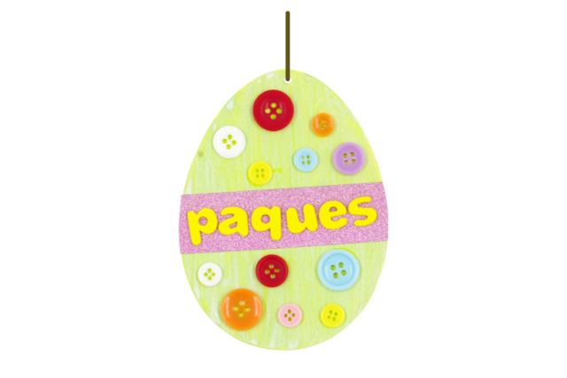 oeufs de pâques en carton - Supports de Pâques à décorer - 10doigts.fr