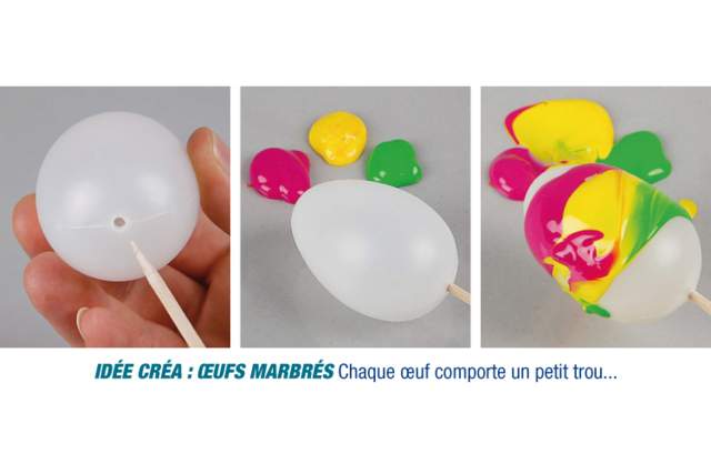 Oeufs en plastique 6 cm  - Plastique Opaque - 10doigts.fr