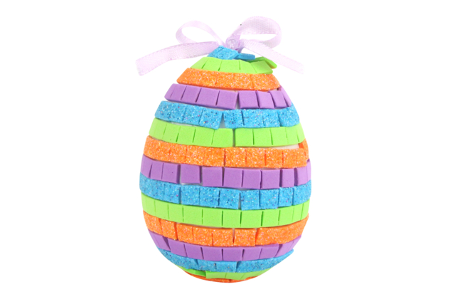 oeufs mosaiques - Kits créatifs Pâques - 10doigts.fr