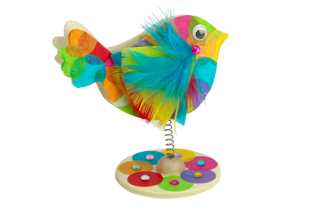 oiseau porte-photo strass - Strass autocollants - 10doigts.fr