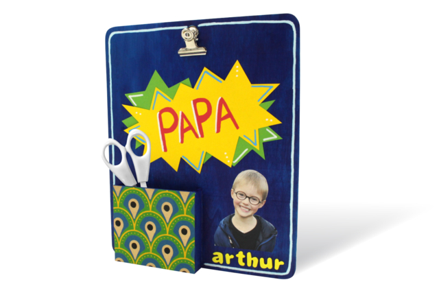 Organiseur de bureau pour Papa - Objets pour le bureau : personnalisez votre espace de travail - 10doigts.fr