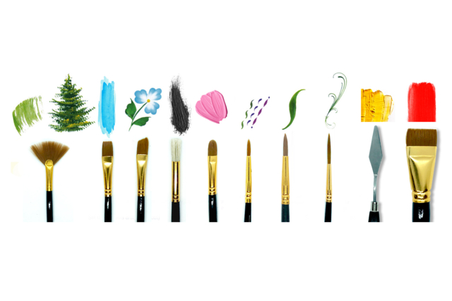 outils peinture - Pinceaux - 10doigts.fr