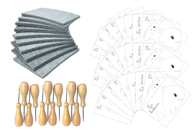 PACK à poiçonner - Kits carteries - 10doigts.fr