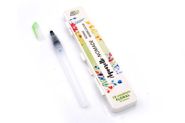 palette accordéon aquarelle - Couleurs aquarelle - 10doigts.fr