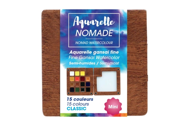 Palette aquarelle nomade ART & GO - Couleurs aquarelle - 10doigts.fr