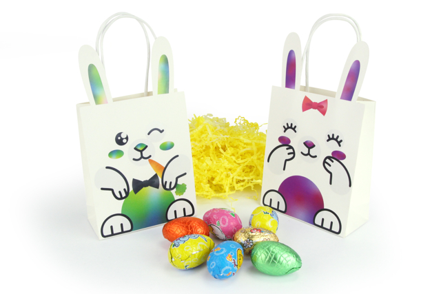 paniers lapins - Kits créatifs Pâques - 10doigts.fr