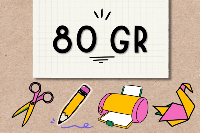 papier 80 grammes - Papier adhésif - 10doigts.fr