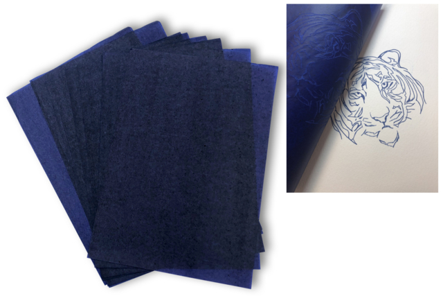 papier carbone - Papier effet et matière - 10doigts.fr
