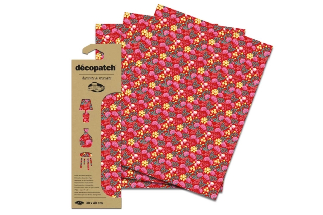 papier decopatch fleuris - Papiers Décopatch - 10doigts.fr