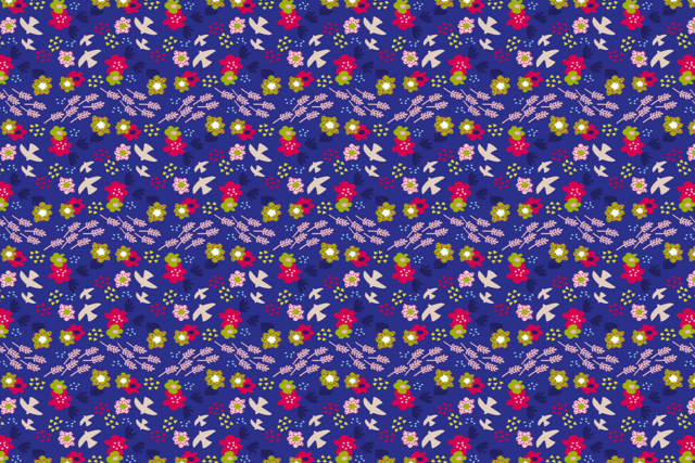 papier decopatch oiseaux bleus - Papiers Décopatch - 10doigts.fr