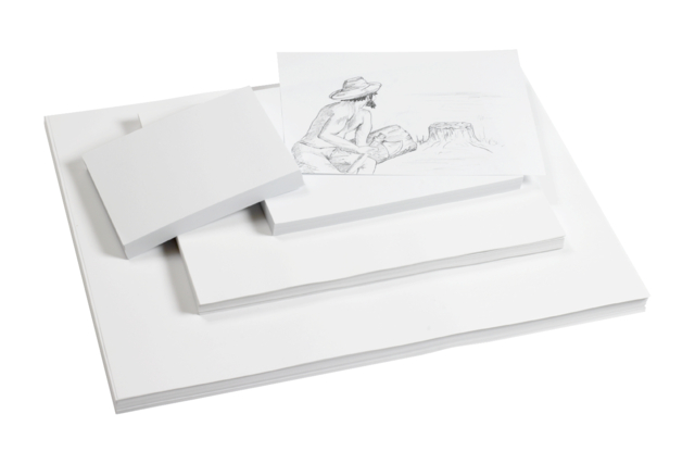 papier dessin blanc A2 A3 A4 A5 - Papiers blancs - 10doigts.fr