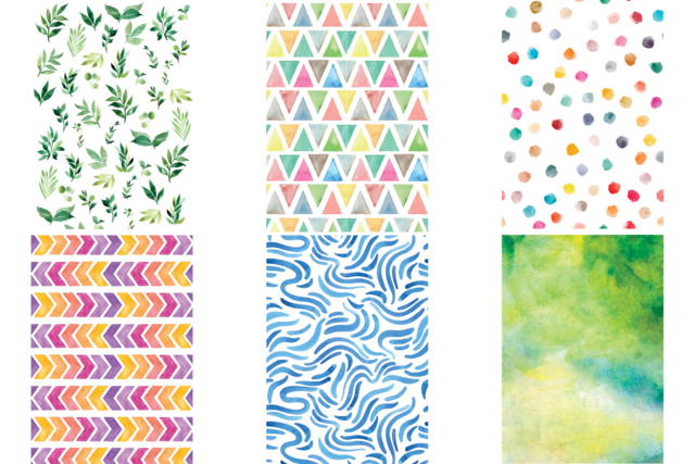 papier glacé décoré - Papiers à motifs - 10doigts.fr