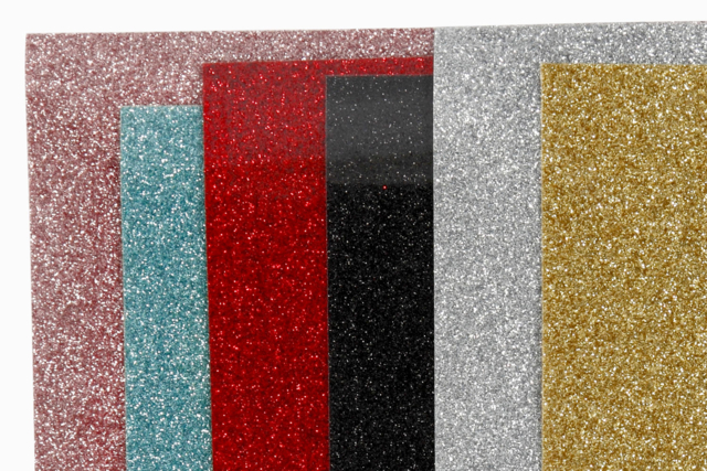 papier glitter - Transferts et Thermocollants - 10doigts.fr