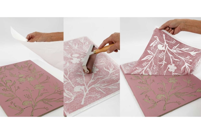 papier linogravure - Papiers Peintures - 10doigts.fr