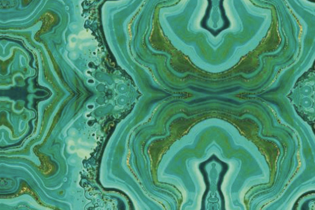 papier marbre vert - Vernis-Collage - Arts plastiques - 10doigts.fr